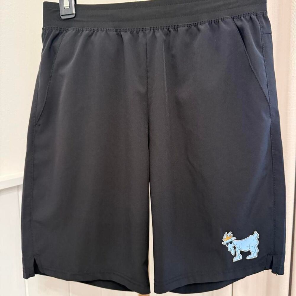 Goat-usa Men's Black and Grey Shorts